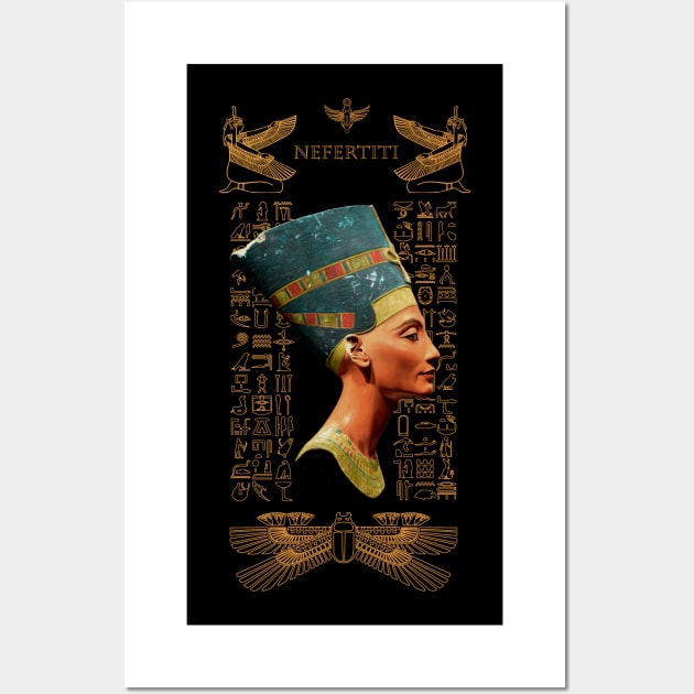 Nefertiti Wall Art by NRO Arte Digital